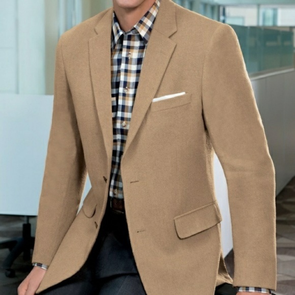 Jos. A. Bank Other - Jos A Bank Blazer 50R Jacket Camel Hair Tan